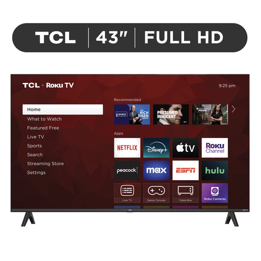 43" Class S3 (43S310R) 1080P FHD LED Smart Roku TV (Limited Edition)